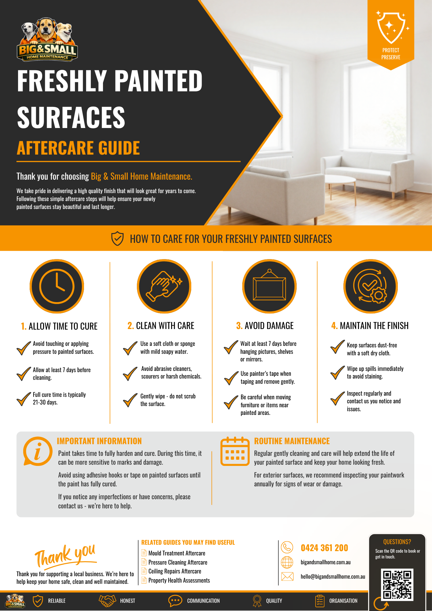 Painted Surface Aftercare
