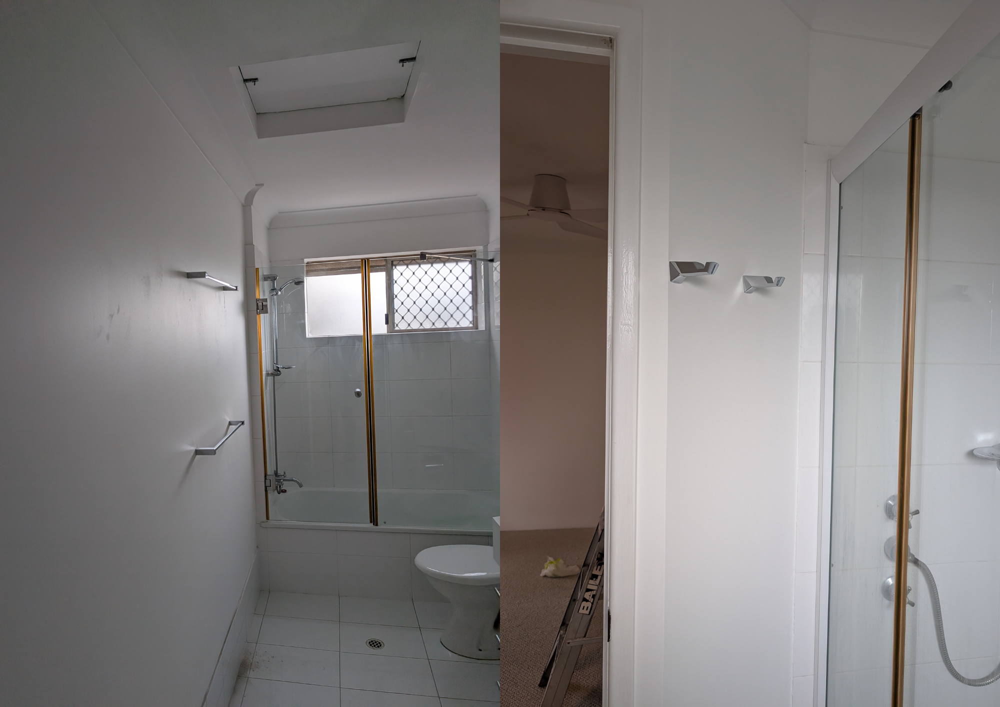 case study - ashgrove - bathroom hardware